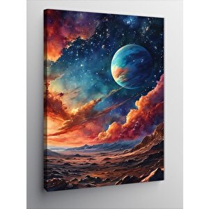 Kanvas Tablo Gezegenler 50x70 cm