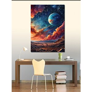 Kanvas Tablo Gezegenler 50x70 cm
