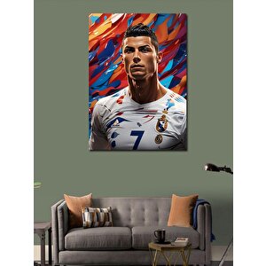 Kanvas Tablo Cristiano Ronaldo Futbolcu 70x100 cm