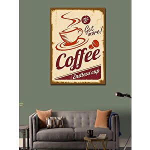 Kanvas Tablo Sınırsız Kahve Afişi 70x100 cm