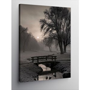 Kanvas Tablo Sonbahar Temalı 100x140 cm
