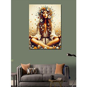 Kanvas Tablo Yoga Yapan Kadın 70x100 cm