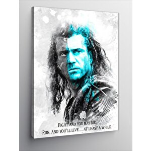 Kanvas Tablo Cesur Yürek William Wallace 50x70 cm