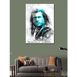 Kanvas Tablo Cesur Yürek William Wallace 50x70 cm