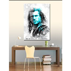 Kanvas Tablo Cesur Yürek William Wallace 100x140 cm