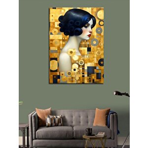 Kanvas Tablo Gustav Klimt Kadın 100x140 cm