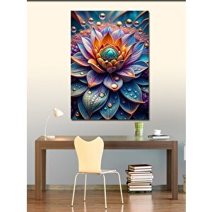 Kanvas Tablo Renkli Aloe Vera Bitkisi 100x140 cm