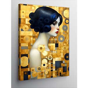 Kanvas Tablo Gustav Klimt Kadın 70x100 cm