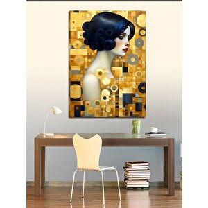 Kanvas Tablo Gustav Klimt Kadın 70x100 cm