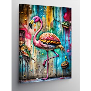 Kanvas Tablo Flamingo 50x70 cm
