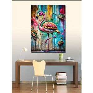 Kanvas Tablo Flamingo 50x70 cm