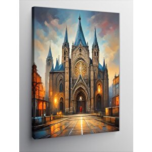 Kanvas Tablo Katedral 100x140 cm