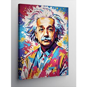 Kanvas Tablo Pop Art Albert Einstein 70x100 cm