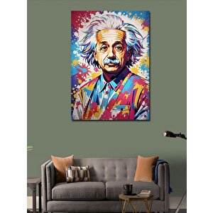 Kanvas Tablo Pop Art Albert Einstein 70x100 cm