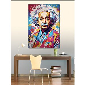 Kanvas Tablo Pop Art Albert Einstein 70x100 cm