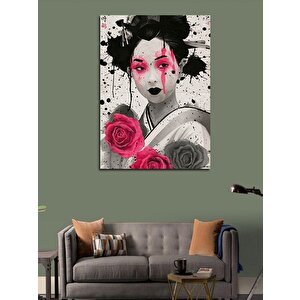Kanvas Tablo Geyşa Japon Kadın 70x100 cm