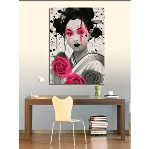 Kanvas Tablo Geyşa Japon Kadın 70x100 cm