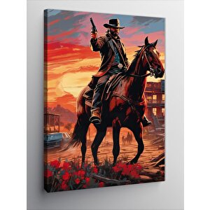 Kanvas Tablo Red Dead Redemption 2 100x140 cm