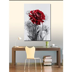 Kanvas Tablo Kırmızı Karanfil 70x100 cm