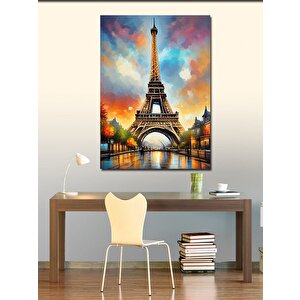 Kanvas Tablo Paris Eyfel Kulesi 100x140 cm
