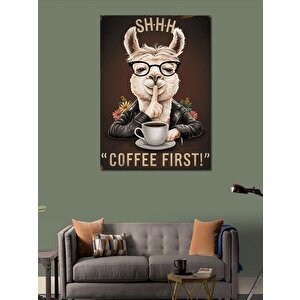 Kanvas Tablo Önce Kahve 50x70 cm