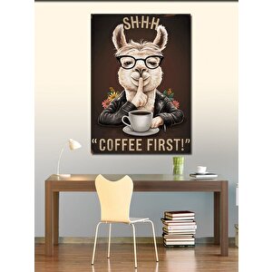 Kanvas Tablo Önce Kahve 50x70 cm