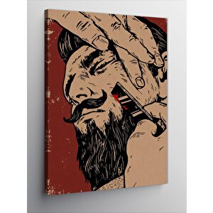 Kanvas Tablo Ustura İle Tıraş 70x100 cm