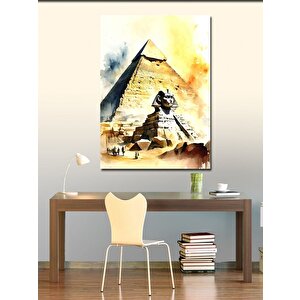 Kanvas Tablo Piramit Ve Sfenks 100x140 cm