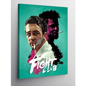 Kanvas Tablo Fight Club Dövüş Kulübü 70x100 cm
