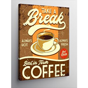 Kanvas Tablo Kahve Coffe Temalı