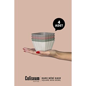 Coliseum Kare 4'lü Mini Kase