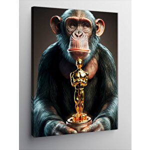Kanvas Tablo Oscar Almış Maymun