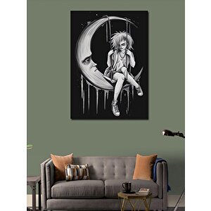 Kanvas Tablo Kızın Hayalindeki Salıncak 50x70 cm