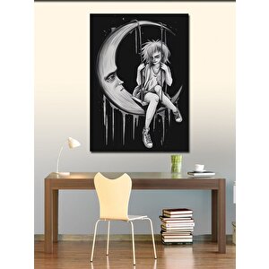 Kanvas Tablo Kızın Hayalindeki Salıncak 50x70 cm