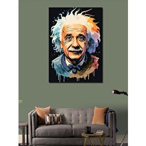 Kanvas Tablo Albert Einstein 50x70 cm