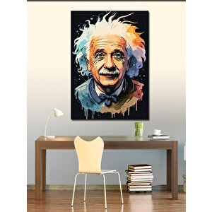 Kanvas Tablo Albert Einstein 50x70 cm
