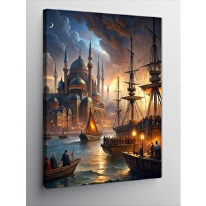 Kanvas Tablo Osmanlı Donanması 100x140 cm