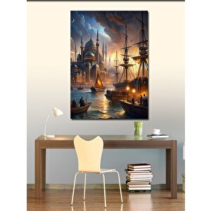 Kanvas Tablo Osmanlı Donanması 100x140 cm