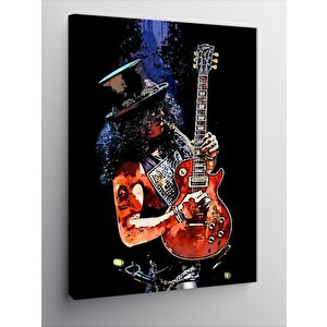 Kanvas Tablo Gitarist Slash 100x140 cm