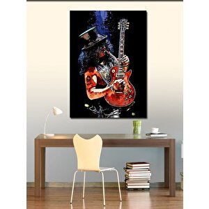 Kanvas Tablo Gitarist Slash 100x140 cm