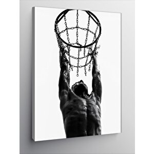 Kanvas Tablo Sokak Basketi 100x140 cm