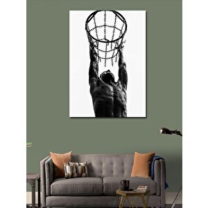 Kanvas Tablo Sokak Basketi 100x140 cm