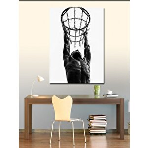 Kanvas Tablo Sokak Basketi 100x140 cm
