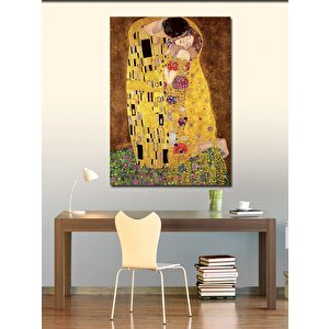Kanvas Tablo Klimt Öpücük