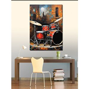 Kanvas Tablo Bateri Seti 70x100 cm