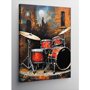 Kanvas Tablo Bateri Seti 50x70 cm