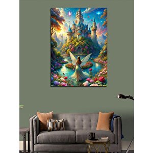 Kanvas Tablo Şato Ve Peri Kızı 100x140 cm
