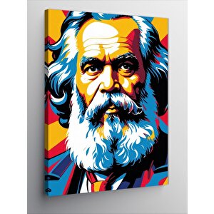 Kanvas Tablo Karl Marx 50x70 cm