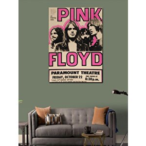 Kanvas Tablo Pink Floyd Afiş 100x140 cm