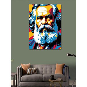 Kanvas Tablo Karl Marx 70x100 cm